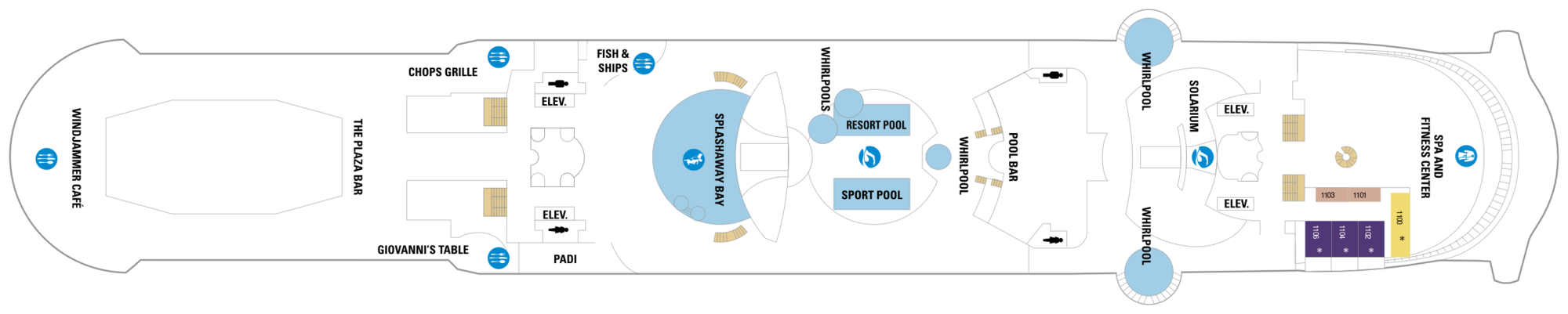 Deck 11 plan